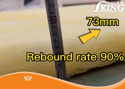 ISOJIANXIN Glass Wool Roll Rebound Rate 90%